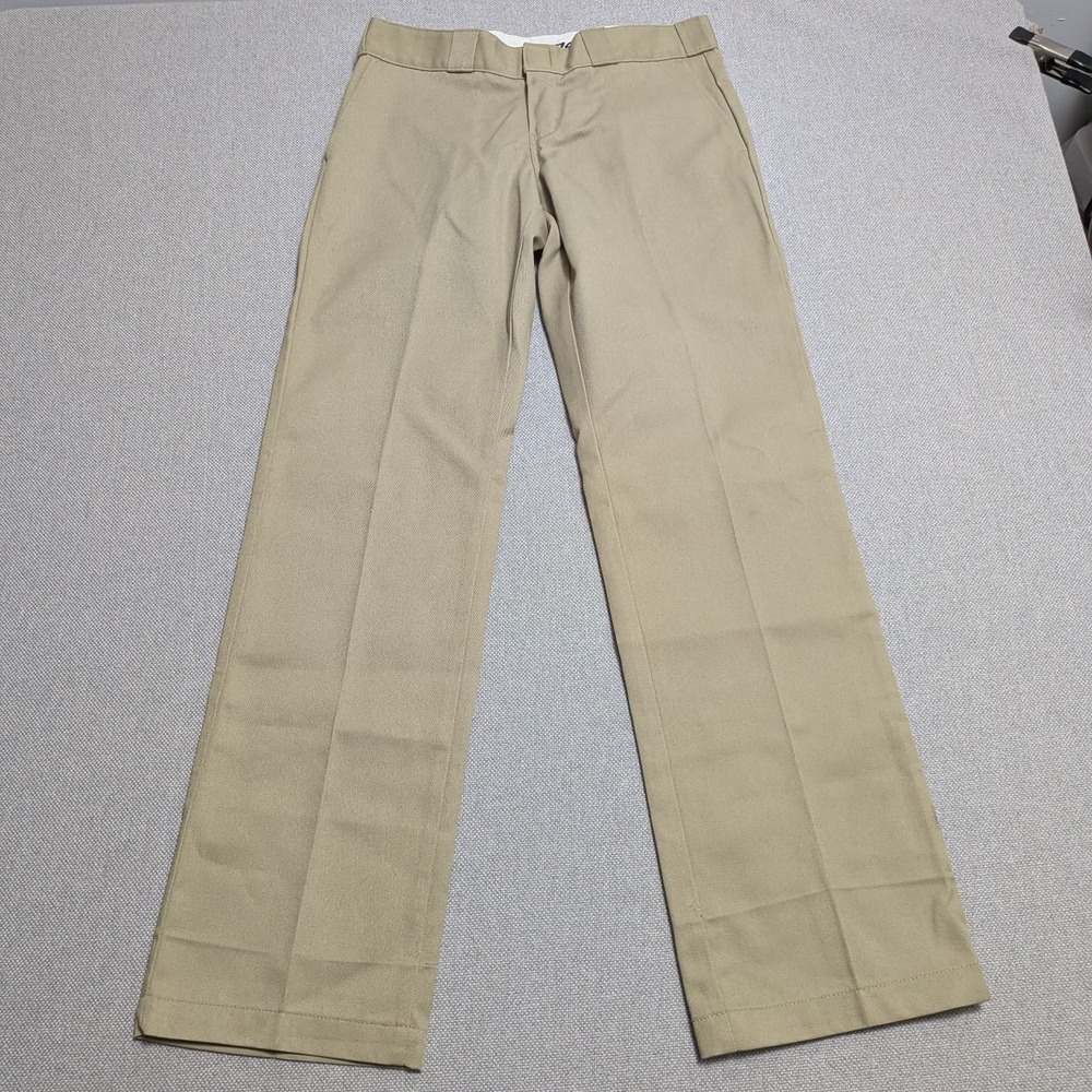 Dickies 774 Original Fit Men's Khaki Flat Front Work Pants 30x32